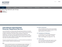 Tablet Screenshot of ailawgroup.com